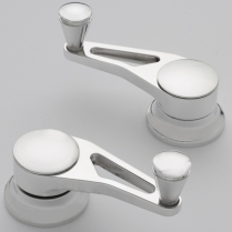 Lokar Inside Vent Cranks for Ford & GM 1949-Up - Polished