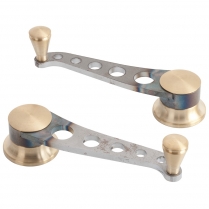 Lakester Style Window Cranks for Ford Pre 1948 - Raw Steel