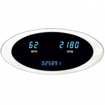 Ion Series Speed/Tach Combo in MPH - Satin/Teal