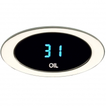 Ion Series Oil Pressure Gauge - Chrome/Blue
