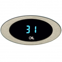 Ion Series Oil Pressure Gauge - Satin/Teal