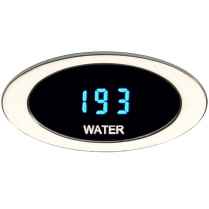 Ion Series Water Temp Gauge - Chrome/Blue