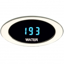 Ion Series Water Temp Gauge - Chrome/Teal