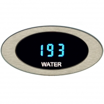 Ion Series Water Temp Gauge - Satin/Blue