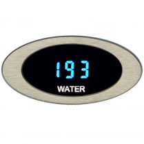 Ion Series Water Temp Gauge - Satin/Teal
