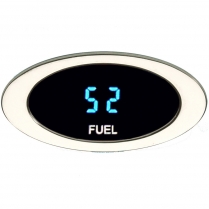 Ion Series Fuel Level Gauge - Chrome/Teal