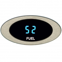 Ion Series Fuel Level Gauge - Satin/Teal
