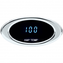 Ion Series Amp Temp Gauge - Satin/Blue