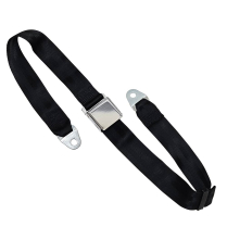 1968-70 Mopar A,B,E-Body Rear Lap Belt No Hardware - Black