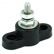 Power Junction Block with 1/4" Stud - Black