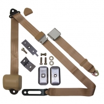 Chrome Lift Latch 3 pt Retractable Seat Belt