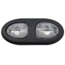 Deluxe Dual Dome Light - Black