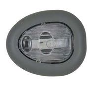 Deluxe Single Dome Light - Gray