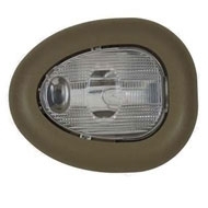 Deluxe Single Dome Light - Tan