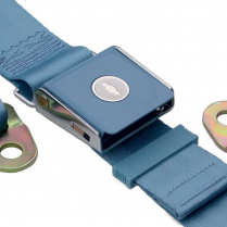 60" Chevy Bowtie Lift Latch Lap Belt - Tan