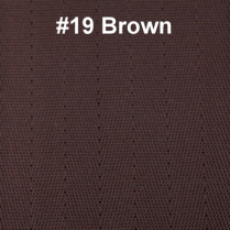 60" Starburst Push Button Lap Seat Belt - Brown