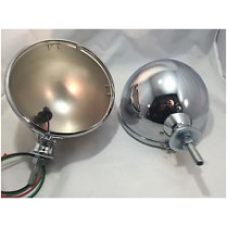 King Bee Stainless Headlight Bucket & Bezel w/o Bulbs