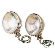 King Bee Headlights with Turn Signals - 7" Stainless Steel