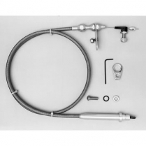 Ford C-4 Transmission Kickdown Cable - Black Housing