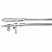 Ford C-6 Transmission Kickdown Cable - Braided Stainless