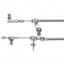 GM Powerglide Transmission Kickdown Cable- Braided Stainless