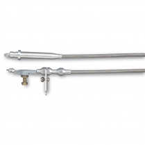 GM 200 Transmission Kickdown Cable - Braided Stainless