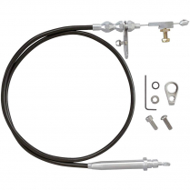 GM 350 Tune-Port Trans Kickdown Cable - Black Housing