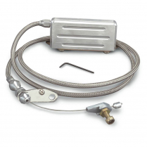 GM 400 Trans Kickdown Kit for Blower Drive - Braided SS