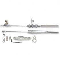 GM 400 Trans Kickdown Kit for Blower Drive - Black Housing