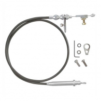 GM 4L60 Trans Kickdown Cable for Blower Drive - Braided SS
