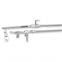 Ford AOD Transmission Kickdown Cable - Braided Stainless