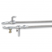 Ford FMX Transmission Kickdown Cable - Braided Stainless