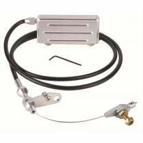 GM 400 Univ Kickdown Cable w/Polish Ends - Black Housing