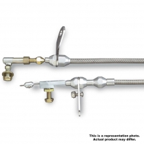 Mopar 904 Trans Kickdown Cable with Pol Ends - Braided SS