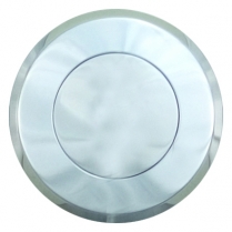 Corvette Steering Wheel Horn Button Smooth Design - Polished