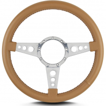 Mark 4 GT 14" Polished Spoke Steering Wheel - Chestnut