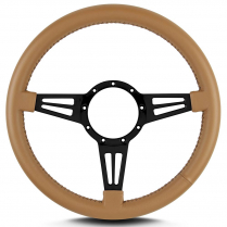 14" Mark 4 Double Slot Steering Wheel, Standard Grip - Black