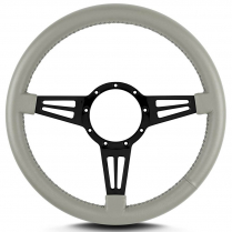 Mark 4 Double Slot 14" Steering Wheel - Light Grey