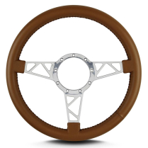 14" Mark 4 Truss Steering Wheel, Standard Grip - Polished