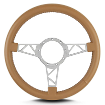 Mark 4 Truss Gray Standard Grip Steering Wheel - Chestnut