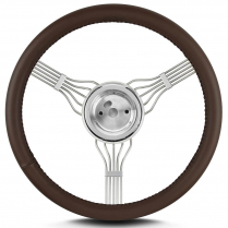 Banjo 15" Steering Wheel with 67-94 GM Adapter - Brown