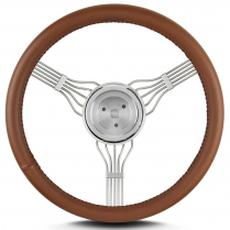 Banjo 15" Steering Wheel with 3 Hole Adapter - Caramel