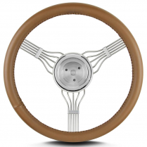 Banjo 15" Steering Wheel with 3 Hole Adapter - Chestnut