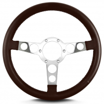 Trans Am 69-81 Pontiac 14" Pol Spoke Steering Wheel - Brown