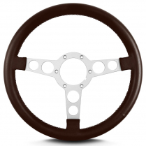 Trans Am 14" Steering Wheel 6 Hole Direct Fit - Brown