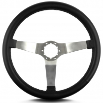 Vette 3 14" Satin Steering Wheel Standard Grip - Black