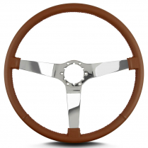 Vette 3 SS 15" Pol Spoke Thin Grip Steering Wheel - Carmel