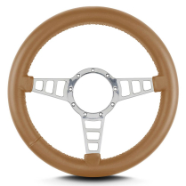 Mark 4 Track GT Polished Thick Grip Steering Wheel- Chestnut
