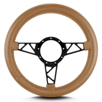 Mark 4 Truss Black Thick Grip Steering Wheel - Chestnut