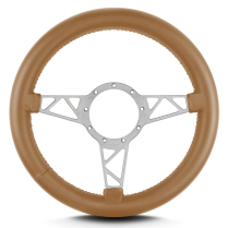 14" Mark 4 Truss Steering Wheel, Thick Grip - Gray